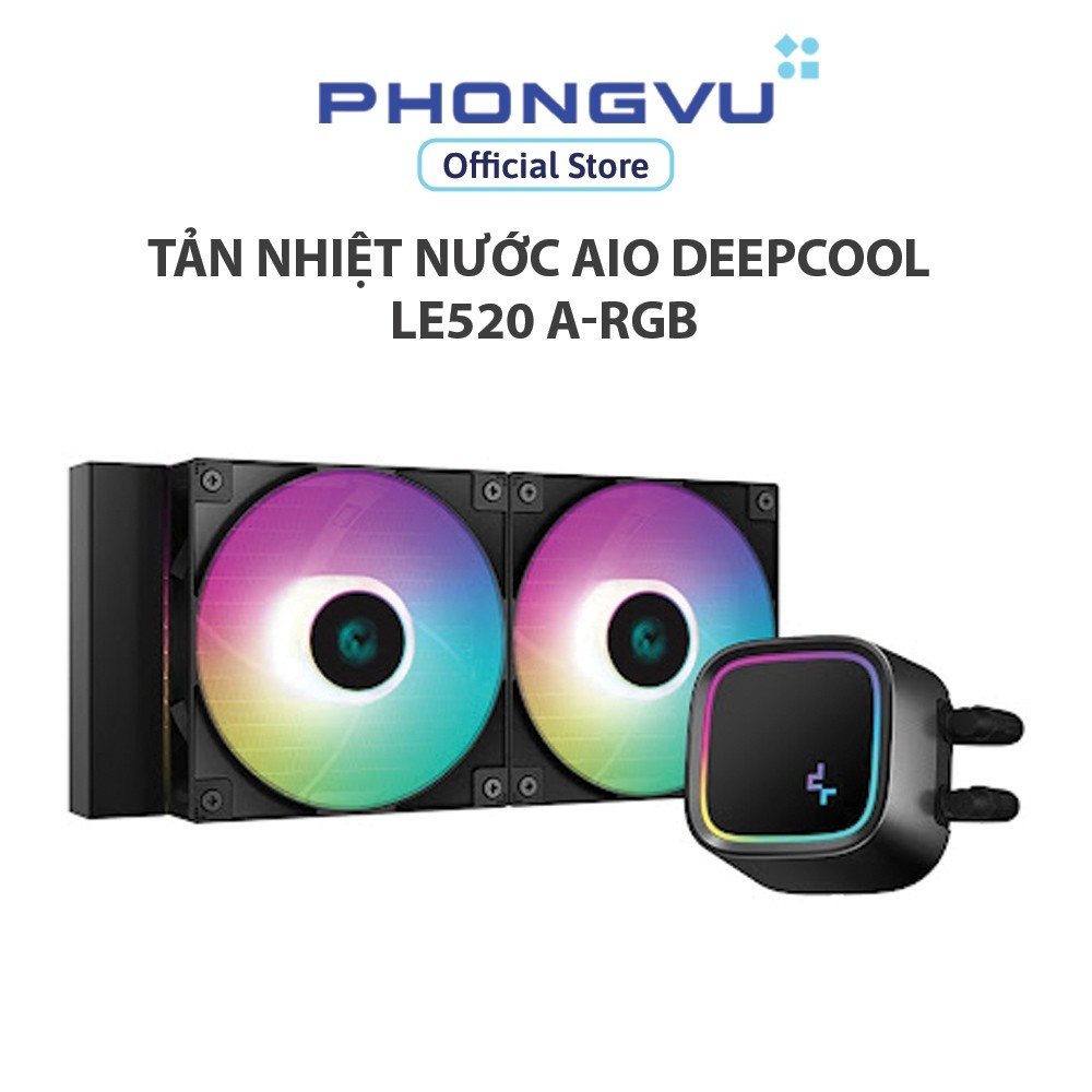 Tản nhiệt nước AIO Deepcool LE520 A-RGB (R-LE520-BKAMMN-G-1) - Bảo hành 24 tháng