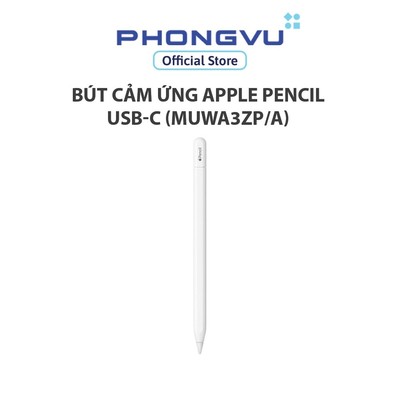 Bút cảm ứng thông minh Apple Pencil USB-C (MUWA3ZP/A) - Bảo hành chính hãng 12 tháng