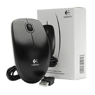 Chuột máy tính Logitech B100 - Cảm biến Quang học - 800 DPI - Kết nối USB - Bảo hành 36 tháng
