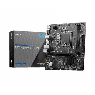 Mainboard MSI PRO H610M-E DDR4 - Socket 1700 - Chipset H610 - mATX - Bảo hành 36 tháng