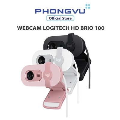 Thiết bị ghi hình/ Webcam Logitech HD BRIO 100 - Bảo hành 12 tháng