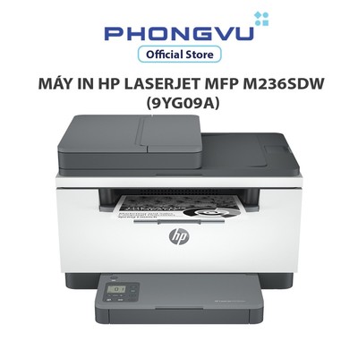 Máy In HP LaserJet MFP M236sdw (9YG09A) – In Đen Trắng, In 2 Mặt Tự Động, Kết Nối Wifi, Máy In Đa Năng Bảo Hành 12 Tháng