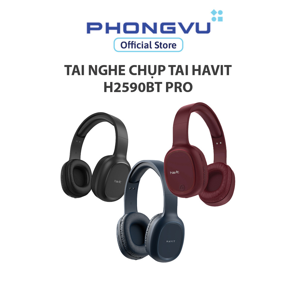 Tai nghe chụp tai Havit H2590BT PRO - Bảo hành 12 tháng