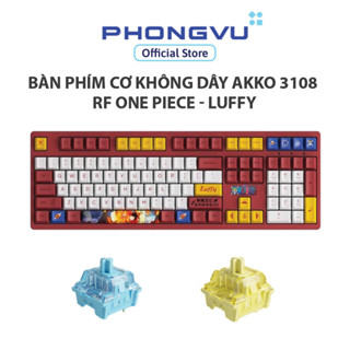 Bàn phím cơ không dây AKKO 3108 RF One Piece - Luffy - Bảo hành 12 tháng