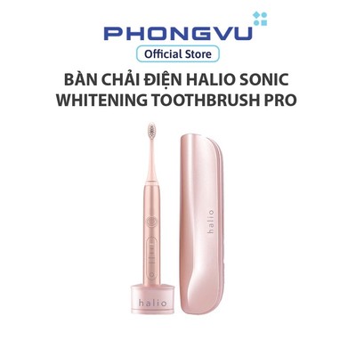 Bàn chải điện Halio Sonic Whitening Toothbrush PRO Rose Gold - Bảo hành 24 tháng