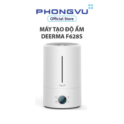Máy tạo độ ẩm Deerma F628S - 5 L, Siêu Âm + UV‑C Khử Khuẩn + Cảm Ứng LED - Bảo hành 12 tháng