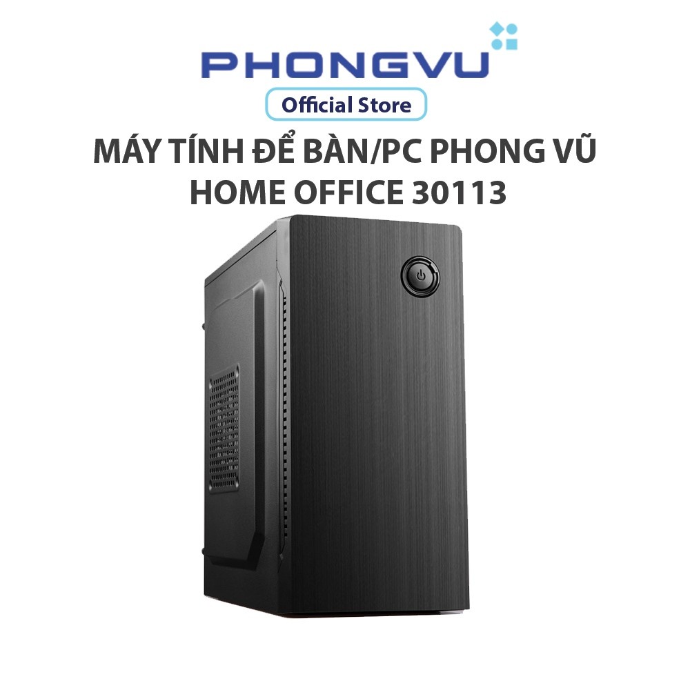 Máy tính để bàn/PC Phong Vũ Home Office 30113 (Ryzen 3 PRO 4350G/8GB/500GB SSD/Free DOS) - Không bảo