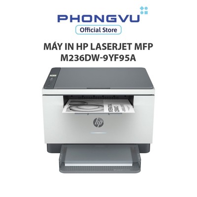 Máy In HP LaserJet MFP M236dw – In Đen Trắng, In 2 Mặt Tự Động, Kết Nối Wifi – Máy In Đa Năng, Bảo Hành 12 Tháng
