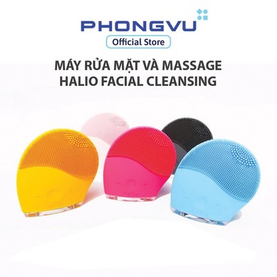 Máy rửa mặt và massage Halio Facial Cleansing & Massaging Device - Bảo hành 24 tháng