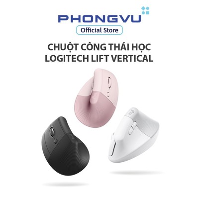 Chuột công thái học Logitech Lift Vertical - Bảo hành 12 tháng