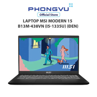  Máy tính xách tay  Laptop MSI Modern 15 B13M-438VN  i5-1335U   Đen  - Bảo hành 24 tháng 