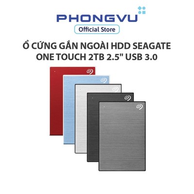 Ổ cứng gắn ngoài HDD Seagate One Touch 2TB 2.5" USB 3.0 - Bảo hành 36 tháng