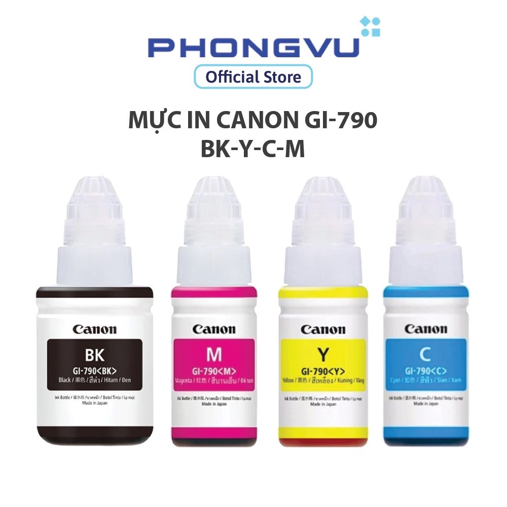 Mực in Canon GI-790 BK-Y-C-M
