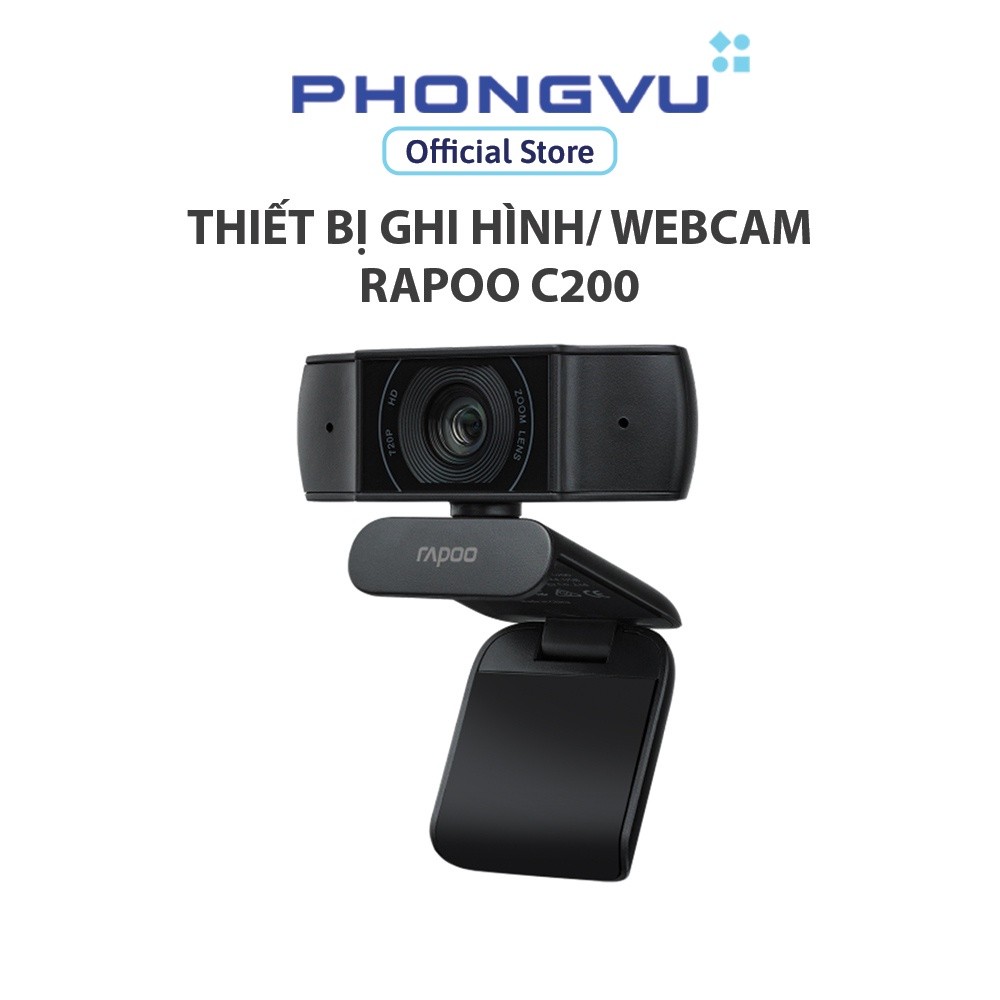 Webcam Rapoo C200 - Bảo hành 24 tháng