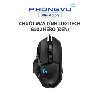 Chuột gaming Logitech G502 HERO (Đen) - Bảo hành 24 tháng