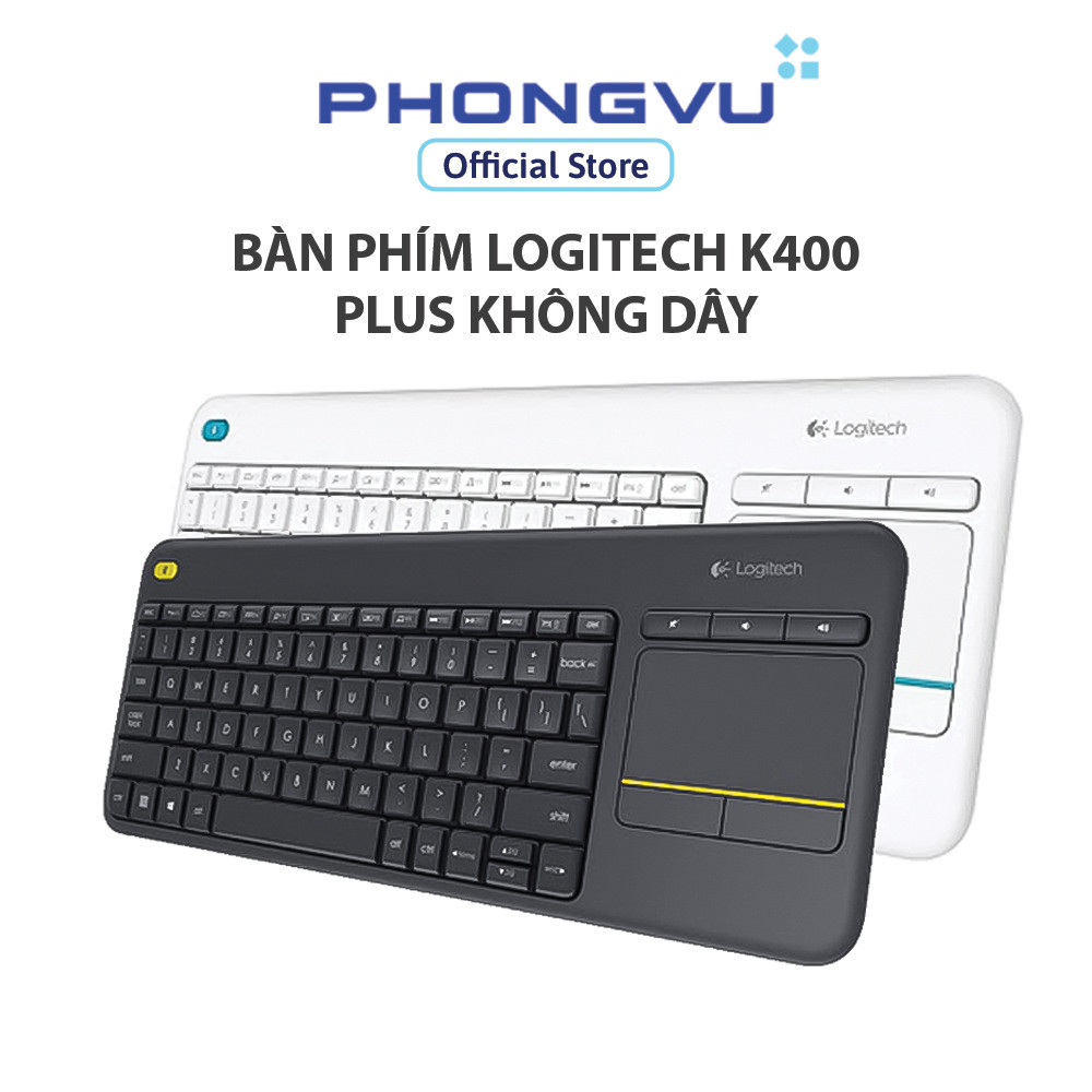 Bàn phím Logitech K400 Plus không dây - Bảo hành 12 tháng