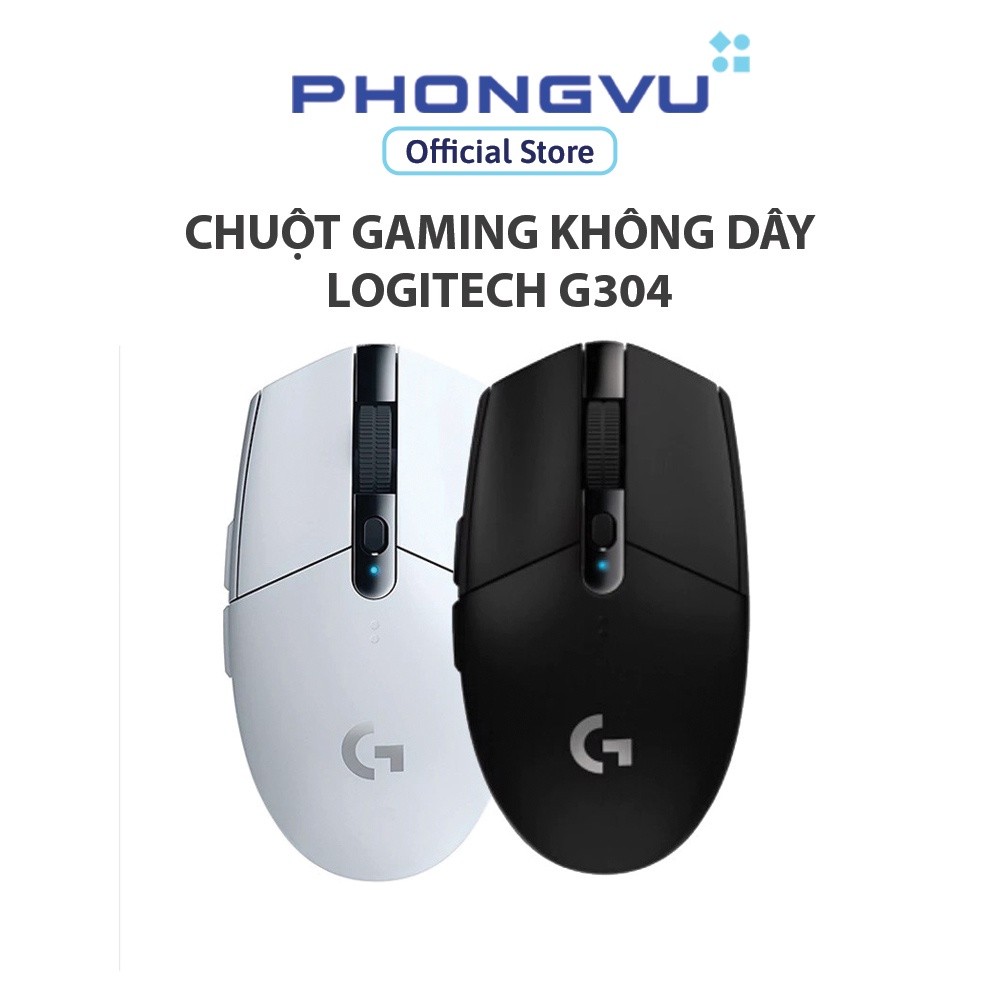 Chuột Gaming không dây Logitech G304 Lightspeed - Cảm biến HERO 12K - 1ms - Pin 250h - BH 24 tháng | BigBuy360 - bigbuy360.vn