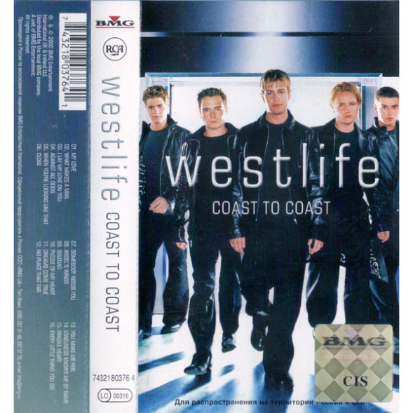 ĐĨA CD 2328.Westlife - Coast To Coast chất lượng cao