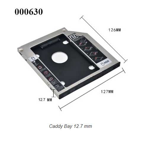 Caddy Bay Sata 9.5mm / 12.7mm Sata 3.0