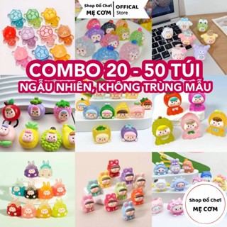  Combo 10-20 túi mù ngẫu nhiên túi mù size to phát sáng túi mù Moi Trái cây Rùa Labubu to 