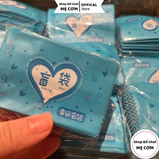  chuyên sỉ set 100 vỏ túi mù màu xanh vỏ túi mù màu hồng kích thước 4x6.5cm 