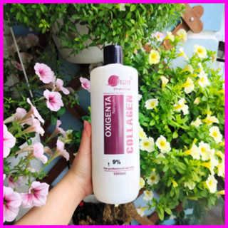  Oxy trợ nhuộm tóc siêu dưỡng không rát Swan 1000ml  chai màu trắng nắp đen   