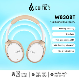 Tai nghe bluetooth edifier w830bt khử tiếng ồn chạy 95 giờ liên tục - hàng chính hãng - bảo hành 12 tháng