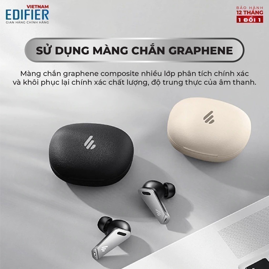 Tai nghe Bluetooth 5.0 EDIFIER TWS NB2 Âm thanh Stereo Chống nước IP54 Hàng chính hãng Bảo hành 15 Tháng  | BigBuy360 - bigbuy360.vn