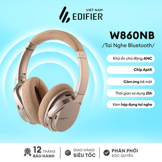 Tai nghe Bluetooth EDIFIER W860NB 45 giờ phát nhạc liên tục Chống ồn Hàng phân phối chính hãng Bảo hành 12 tháng