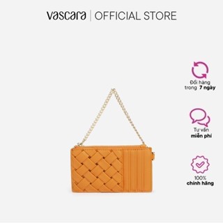 Vascara Ví Cầm Tay Quai Xích Nhiều Ngăn Phối Đan Chéo - WAL 0243