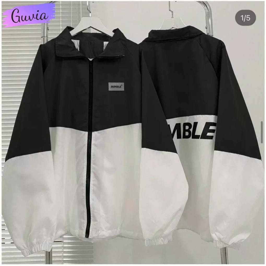 Áo Khoác Bomber Dù DUMBLE Nam Nữ Form Rộng Lớp, Áo Khoác Áo Gió Bomber Bóng Chày Chống Nắng Taiduc A