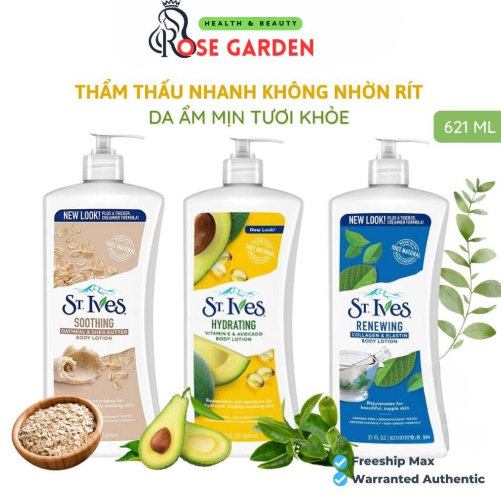 Sữa Dưỡng Thể St.Ives Toàn Thân Body Lotion - St. ives Body Lotion USA 621ml