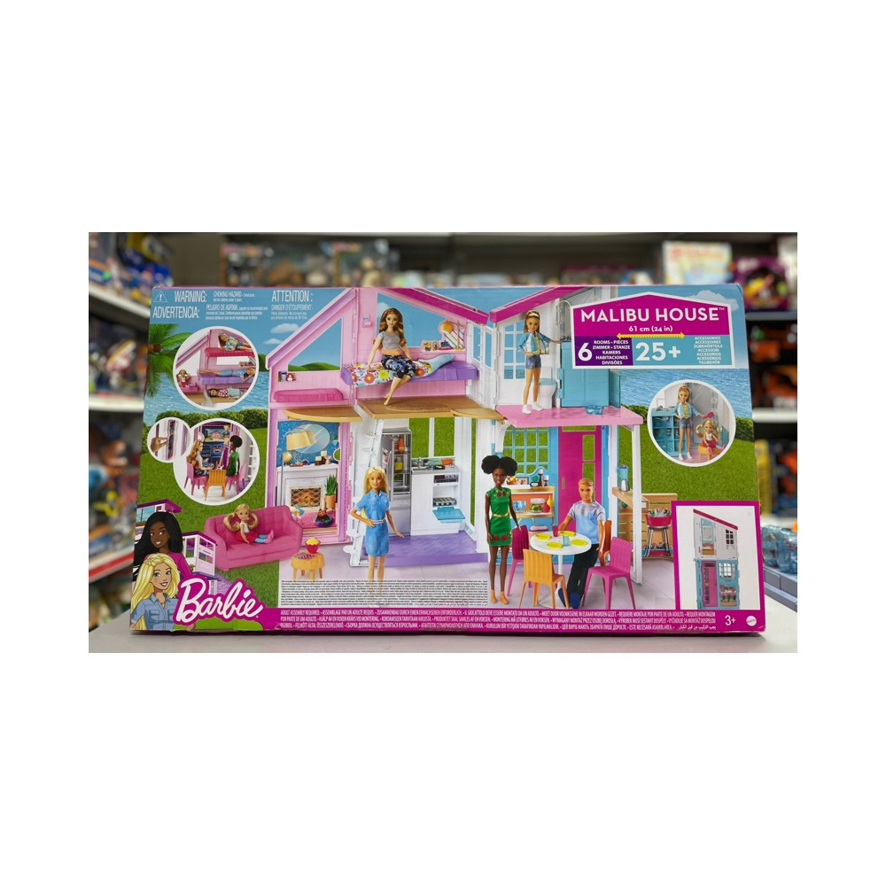 Bộ đồ chơi ngôi nhà búp bê FXG57 Barbie Malibu House Playset cho bé gái