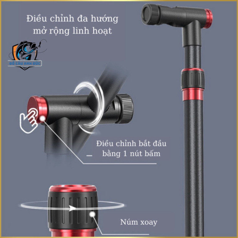 Khớp nối ô  câu đài xoay 360 độ chắc chắn tháo lắp dễ dàng Khớp nối ô, dù 562khbvc123