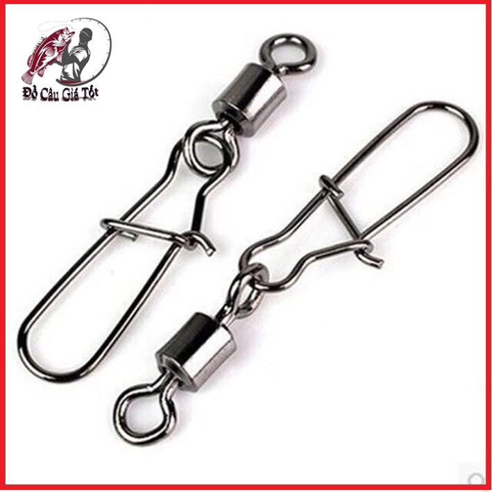 [Combo 10c] Khóa Link Câu Cá, Khóa Link Chống Xoắn, Khóa Link Làm Thẻo Câu Đài, Phụ Kiện Câu Đài Cao