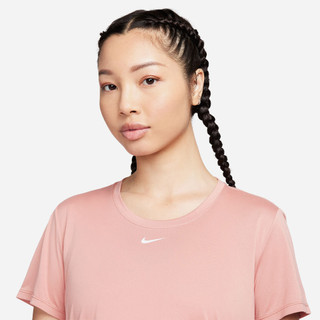 Áo Thun Tay Ngắn Thể Thao Nữ Nike Dri-Fit One Standard-Fit - Hồng  - DD0639-618
