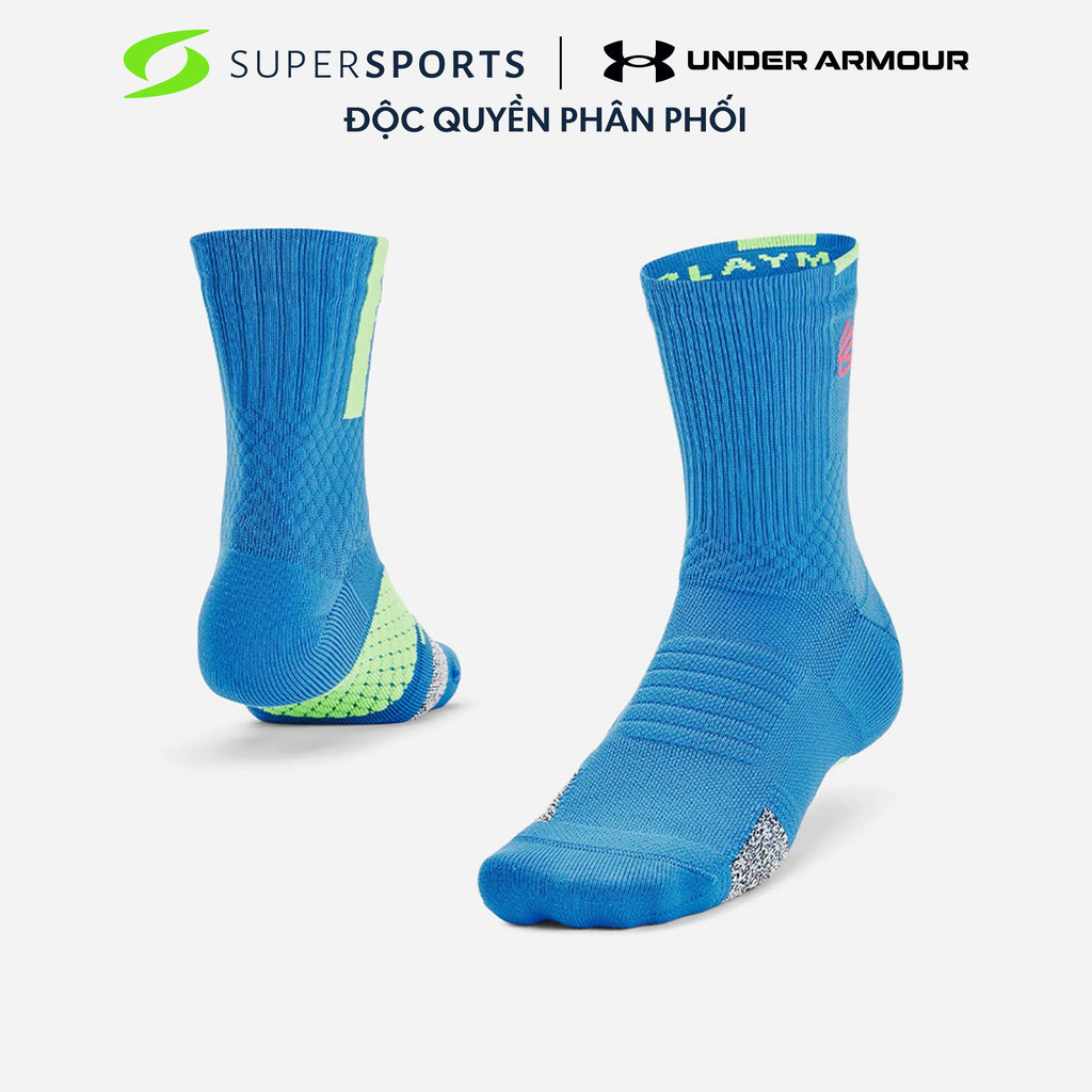 Vớ thể thao unisex Under Armour Playmaker - 1376231-428