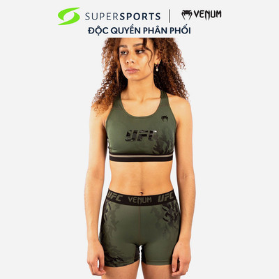 Áo Bra Thể Thao Nữ Venum Official Ufc Fight Week - Xanh Quân Đội  - VNMUFC-00024-015