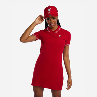 Đầm Nữ Lfc Có Cổ Phối Logo Thời Trang - Đỏ  - S23VD04