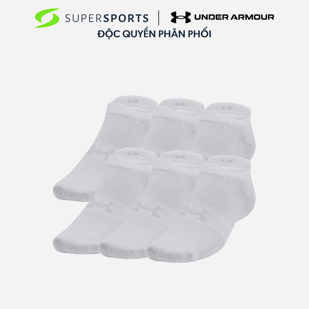 Vớ Under Armour Essential (6 Đôi) - Trắng  - 1370542-100