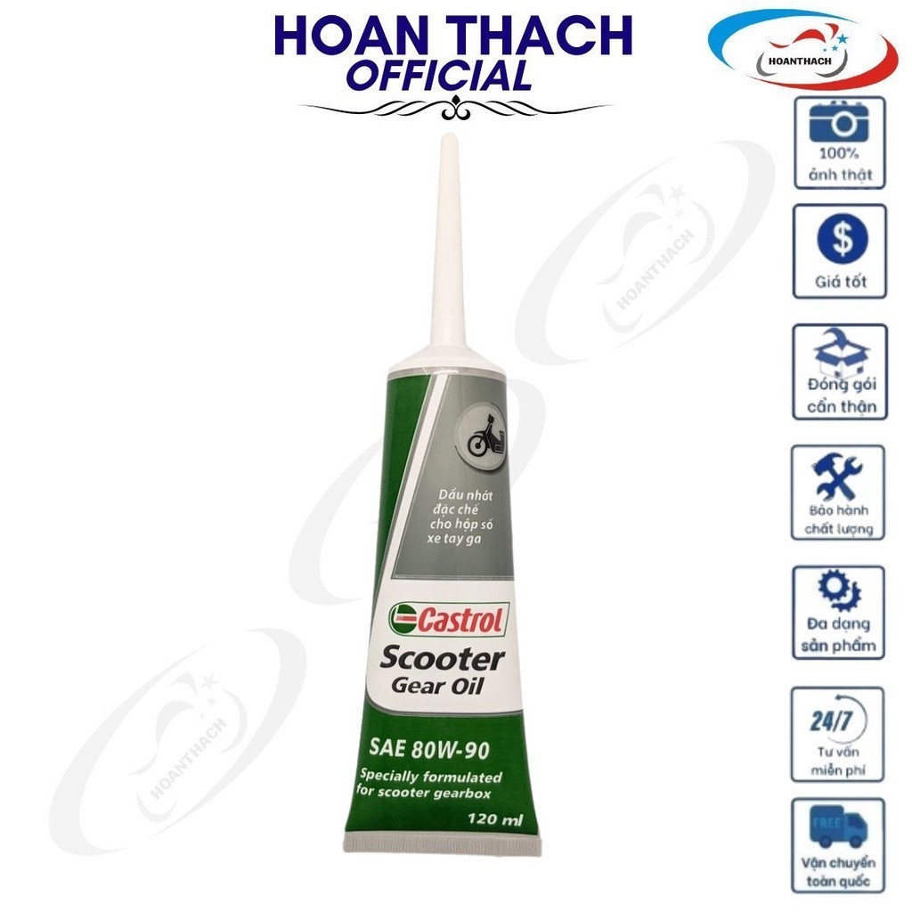 Dầu Nhớt Hộp Số ( Nhớt Lap) Xe Tay Ga Castrol 80W90 120Ml HOANTHACH trumsidothien