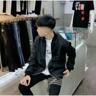 Áo Khoác Gió Nam Nữ Trơn Họa tiết đơn giản bắt mắt. Áo Bomber Gió cao cấp 019