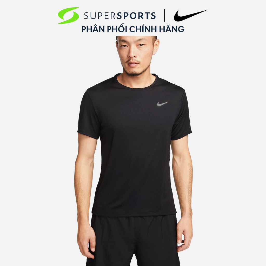 Áo Thun Nam Nike Dri-Fit Uv Miler - Đen  - DV9316-010