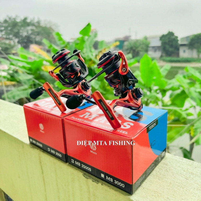 Máy câu Lure Cao Cấp Teben MS  2500s - 3000 Cối trợ lực làm máy êm mượt hơ 422kjga123