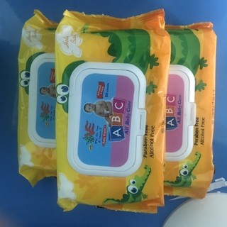 Combo 3 gói khăn giấy ướt ABC