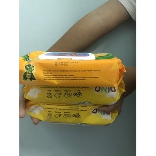 Combo 3 gói khăn giấy ướt ABC