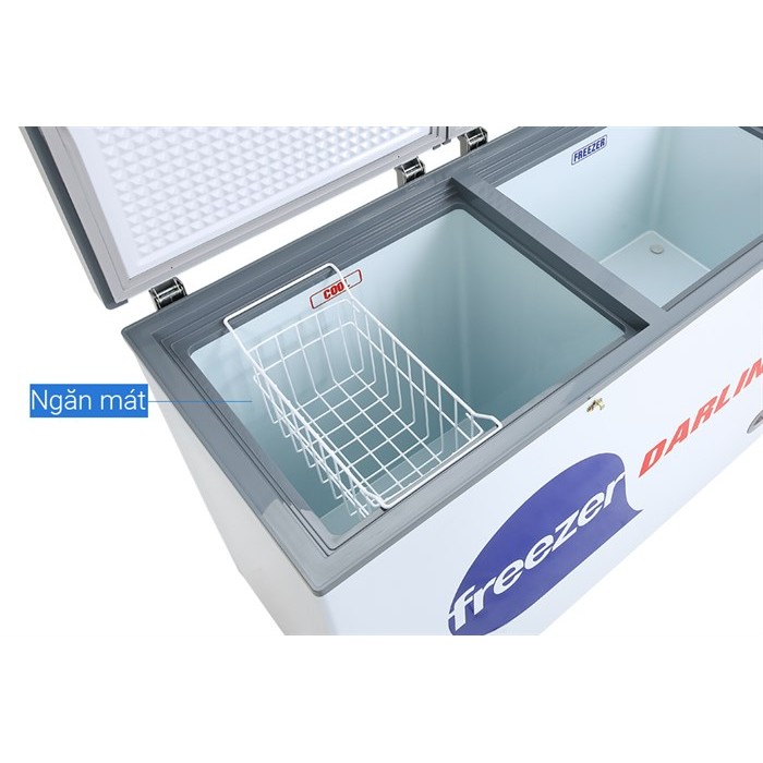 DMF-3999W2 Tủ Đông Mát Darling 260 Lít 2 Ngăn Đông/Mát, Dàn Lạnh Ống Đồng, Tiết Kiệm Điện DMF-3999W2