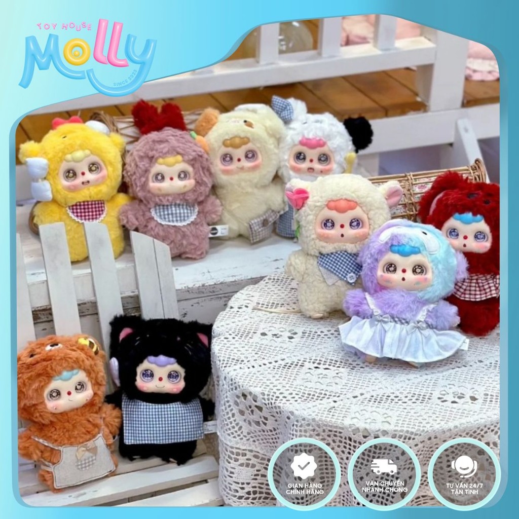 [Blind Box/ hộp mù chính hãng] Móc khoá gấu bông DOUBAO VOL 3- CHÍNH HÃNG