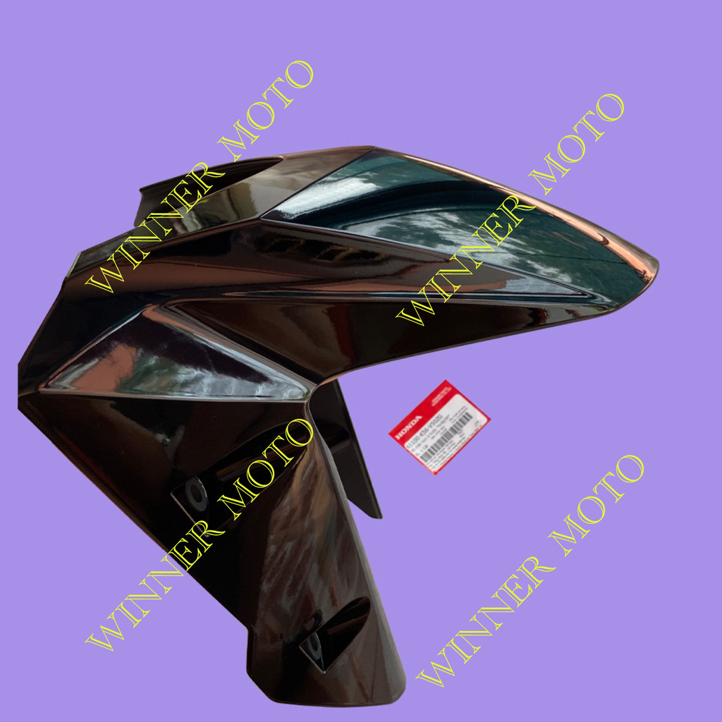 bộ dè trước xe winner x màu đen bóng