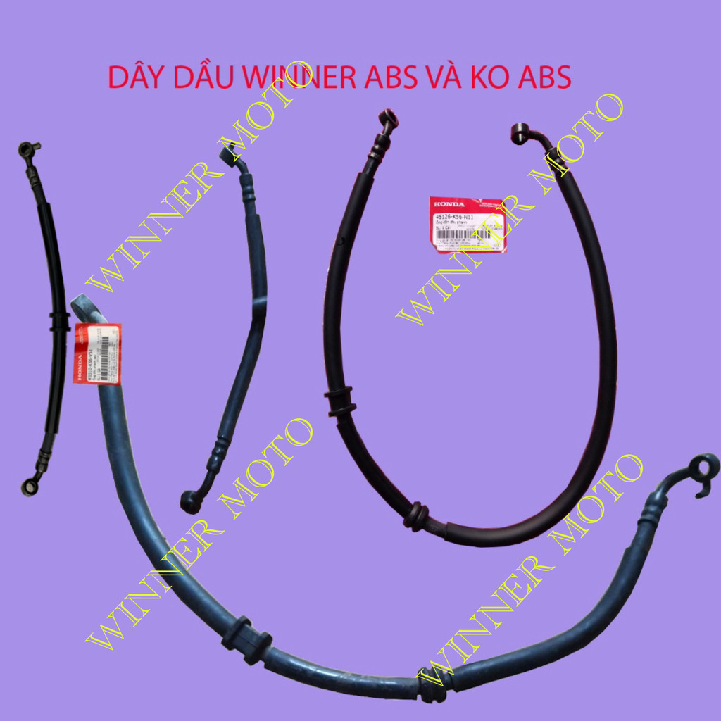 Dây phanh dầu trước, sau (ống dẫn) Winner V1, winner x abs